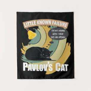 Tenture Chat de Pavlov - Psychologie drôle