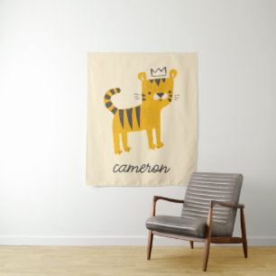Tenture Chat de tigre sauvage