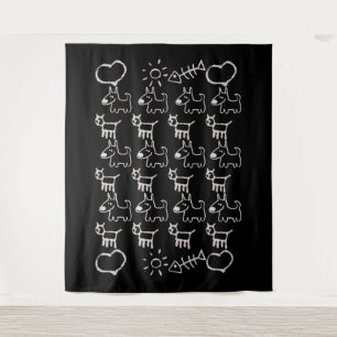 Tenture Chats Et Chiens