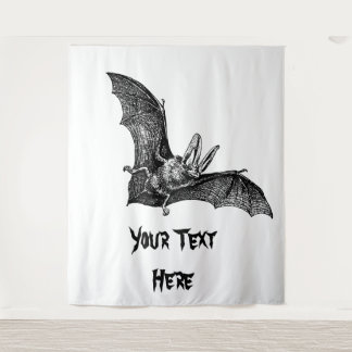 Tenture Chauve-souris volante gothique vampire vintage