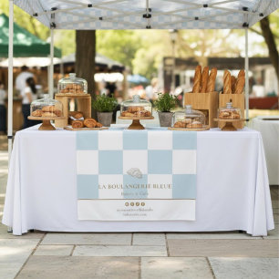 Tenture Chemin de table de boulangerie en croissant à dami