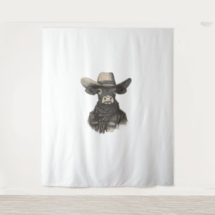 Tenture Chemise vintage de vache à cow-boy - Vache occiden