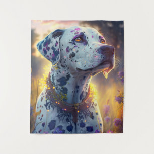 Tenture Chien Dalmatien Portrait animal Peinture Animaux A