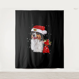 Tenture Chien de Berger Australien Noël