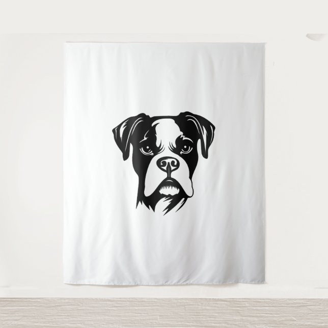 Tenture Chien de boîte (Devant)