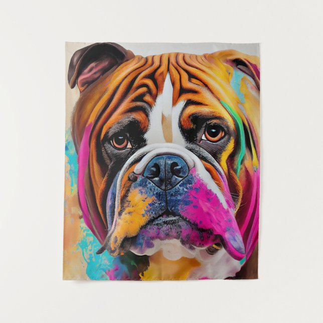 Tenture Chien de chien anglais animal adorable (Devant)