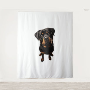 Tenture chien de rottweiler
