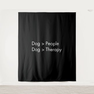 Tenture Chien Personnes Thérapie de chien