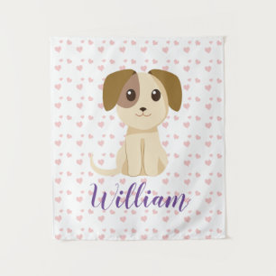 Tenture Chiot doux