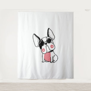 Tenture chiot mignon