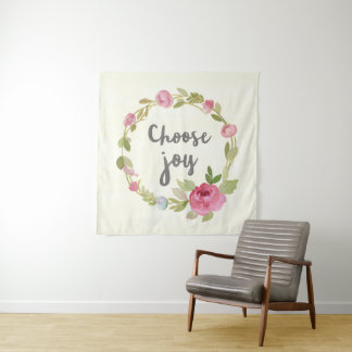Tenture Choisissez les roses en pastel roses de la joie |