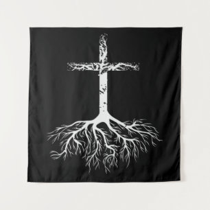 Tenture Christian Racine ta foi en Jésus Christ Racine Tre