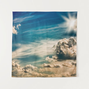 Tenture Ciel de peintre. Beau ciel dramatique avec nuages