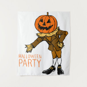 Tenture Citrouille de la fête d'Halloween Guy Clip Art, Ha
