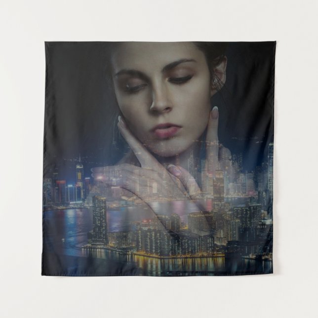 Tenture citygirl (Devant)