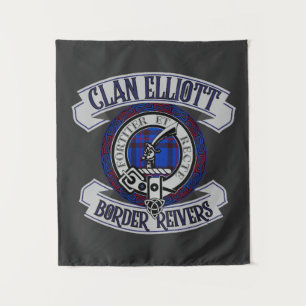 Tenture Clan Elliott Badge, Border Reivers, Écosse
