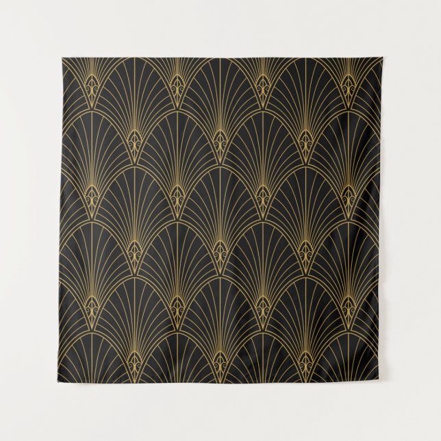 Tenture Classic Art Deco Seamless Pattern. Geometric Styli (Devant)