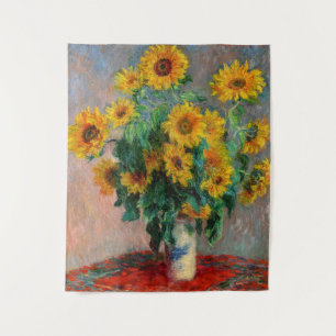 Tenture Claude Monet - Bouquet de tournesols