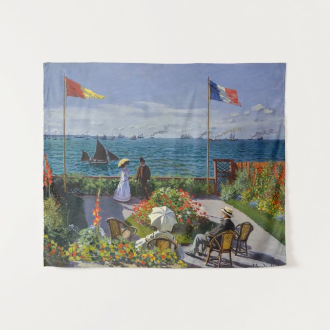 Tenture Claude Monet - Jardin de Sainte-Adresse (Devant (Horizontal))