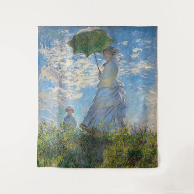 Tenture Claude Monet - La Promenade, Femme avec un Parasol (Devant)