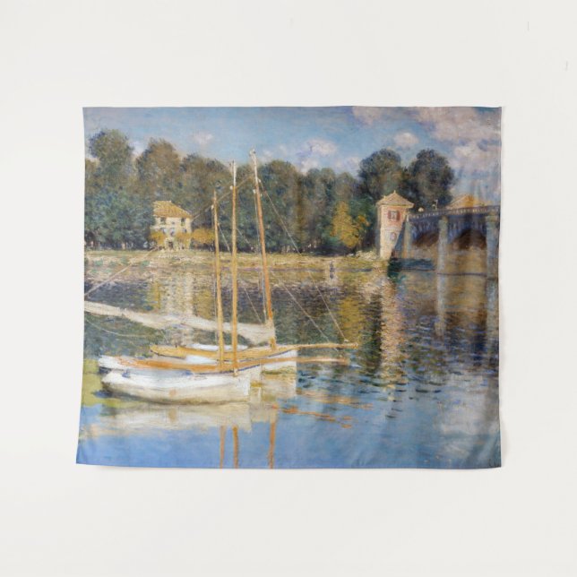 Tenture Claude Monet - Le pont Argenteuil (Devant (Horizontal))