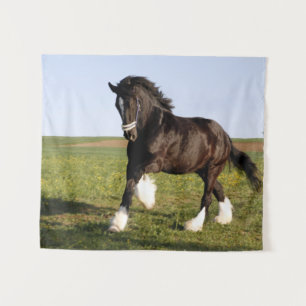 Tenture Clydesdale Horse