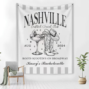 Tenture Cocktail sur mesure Nashville Bachelorette Rodeo
