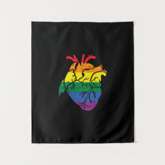 Tenture Coeur anatomique LGBT_
