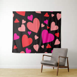Tenture Coeur de papier décoratif 1
