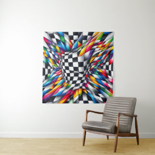 Tenture Color Vortex & Illusion
