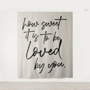 Tenture Comment C'est Doux C'est Mariage Personnalisé Toil