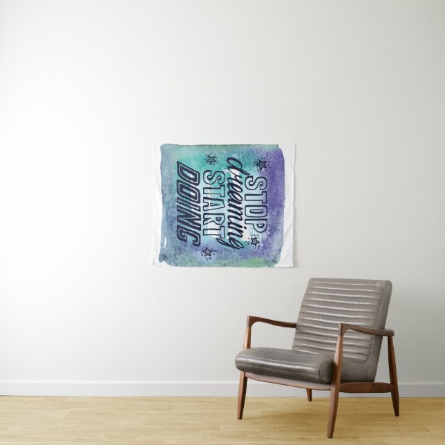 Tenture Conception de devis motivationnelle pour les réali (En situation (horizontale))