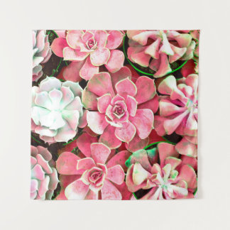 Tenture conception de fleurs de cactus pour fond de mariag