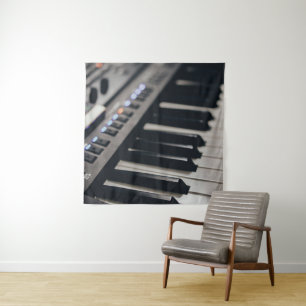 Tenture Conception de piano mignonne