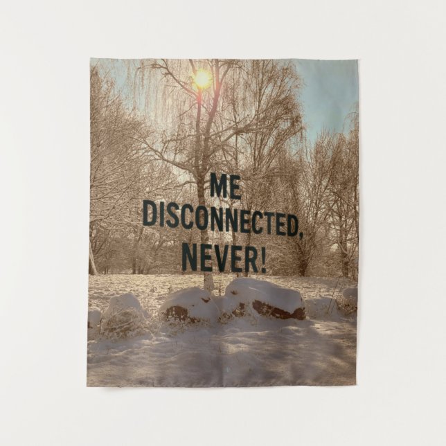 Tenture - Connected to the Wild (Devant)