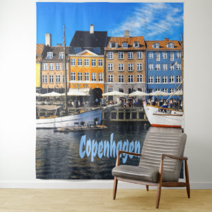 Tenture Copenhague Danemark Capitale Maisons de Canal Nyha
