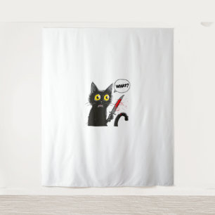 Tenture Costume d'Halloween Chat Noir Quel Amoureux des ch
