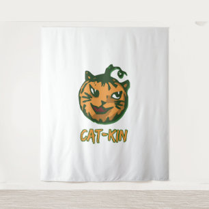 Tenture Costumes Halloween Chat Noir
