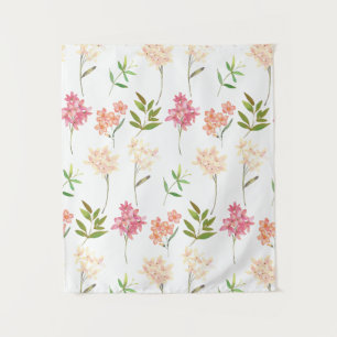 Tenture Cottage fleuri vintage fleurs traditionnelles