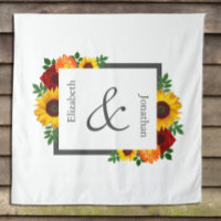 Coucher de soleil Tournesol Rose Fleurs Mariage