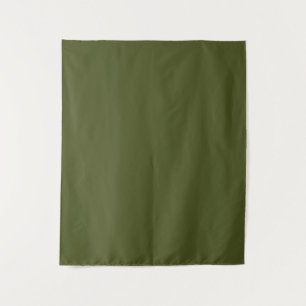 Tenture Couleur vert armée uni minimaliste professionnel
