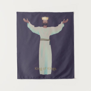 Tenture Couverture "Jésus Roi des Rois", Cadeaux Chrétiens