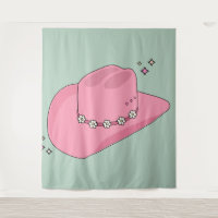 Cowboy Casquette Preppy Rose Et Vert