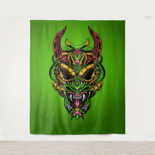 Tenture Crâne de serpent