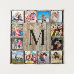 Tenture Create Your Custom Photo Collage Rustic Farmhouse