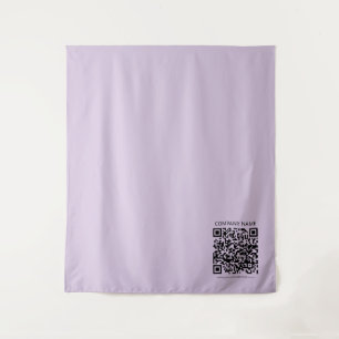 Tenture Créer un code QR Violet lavande pâle