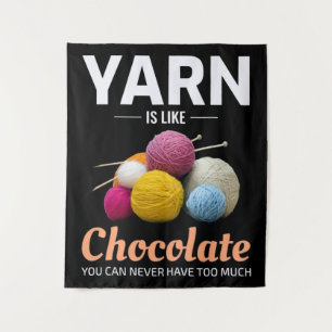 Tenture Crochet Crochet Tricot chocolat Crochet