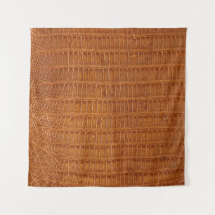 Tenture Crocodile alligator reptile texture cuir fermer