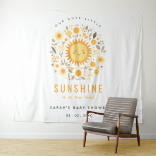 Tenture Cuisine Notre Petit Baby shower Soleil Boho