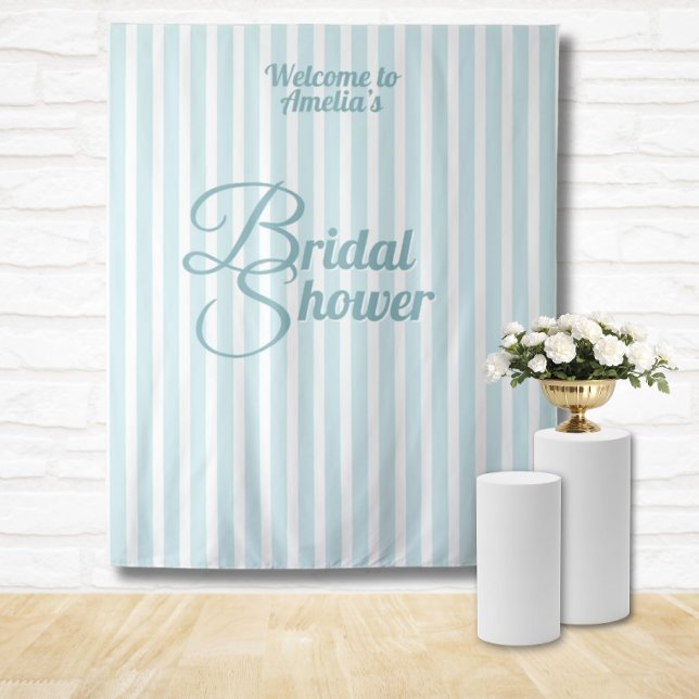 Tenture Custom Bridal Shower Banner - Elegant Decoration (Bridal Shower Party Banner Custom Welcome Signs)
